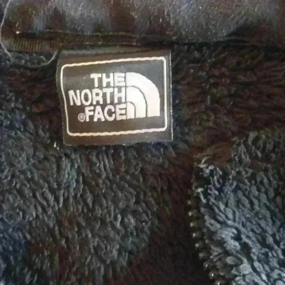 Women’s Black North Face Fleece Zip Up Jacket  Hiking Outdoor Cabin - Picture 6 of 8